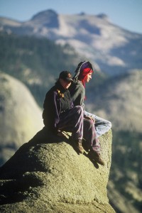 Perched on Half Dome